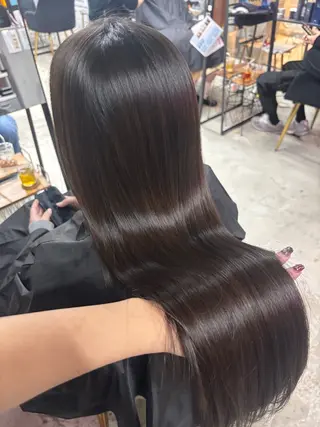 ロング 透明感カラー🫧 Rico💗空き🈶のヘアスタイル