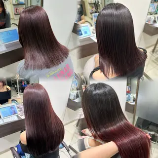 ロング カラー ハイトーン/艶カラー /透明感カラー/みなのヘアスタイル