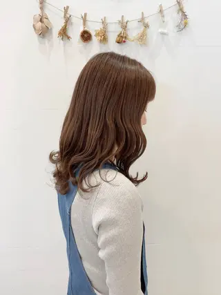 セミロング カラー ノーブル美容室イオン高橋店所属・鈴木 純子のヘアスタイル