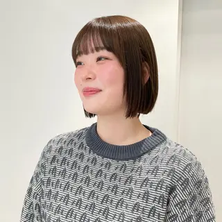 ミディアム カラー ベージュ🤎透明感 カラー🤎anriのヘアスタイル