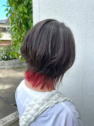 ミディアム 前田 香恋のヘアスタイル