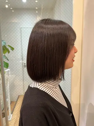 ミディアム 暖色カラー/似合わせ カット/名古屋/辻のヘアスタイル