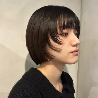 ショート Aust hair Stella新宿所属・Yuki☺︎パーマ レイヤーカットウルフのヘアスタイル
