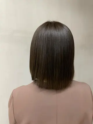 ミディアム カラー mee.表参道所属・ボブ/ショート /パーマ/shinのヘアスタイル