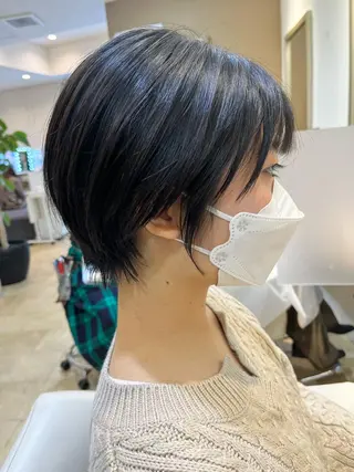 ショート 西新/siohair 似合わせ/石尾刻矢のヘアスタイル