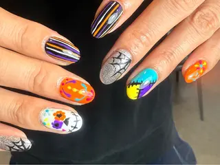 ネイル salute本店 💜なかやまさちこのネイルデザイン