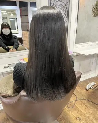 ミディアム カラー 遠藤 拓馬のヘアスタイル