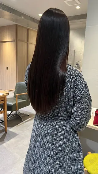 ロング ダン/メンズ/ 顔周り×透明感カラーのヘアスタイル