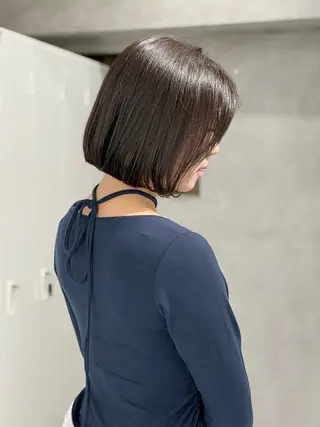 sena⌇ボブ ⌇透明感カラー🦙♡のヘアスタイル