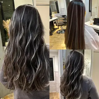 セミロング カラー ヘアアレンジ Dimo＆所属・ハイライトカラー /ダイスケのヘアスタイル