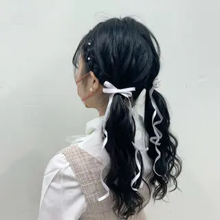 ヘアアレンジ 🩶ヘアセット Ayaha🩶のヘアスタイル