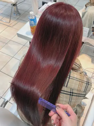 ロング カラー ブリーチ/ヘアセット 【𝙍𝙞𝙣𝙤】のヘアスタイル