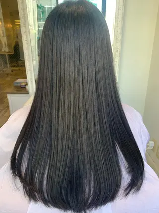 ロング カラー 小沼采唯👧🏼 海好きオヌちゃんのヘアスタイル