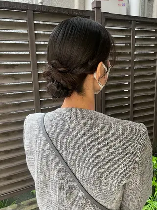 ロング ヘアアレンジ 小原 慧美のヘアスタイル