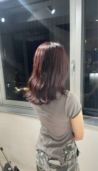 セミロング 光岡 玲遠のヘアスタイル