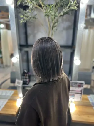 ミディアム カラー 溜 一太のヘアスタイル