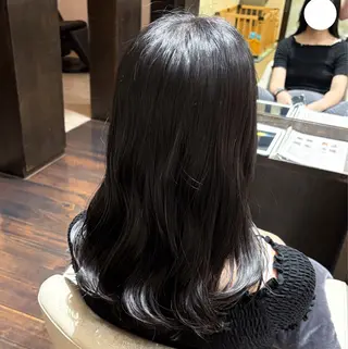 ロング カットモデル/ 松浦愛莉のヘアスタイル