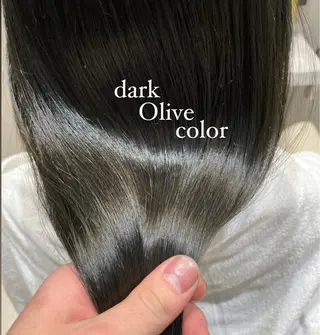 ロング カラー k-twoたき✨艶感 カラー/美髪矯正のヘアスタイル