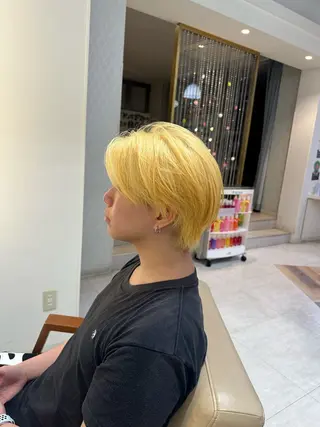 カラー メンズ 畑中 夢のヘアスタイル