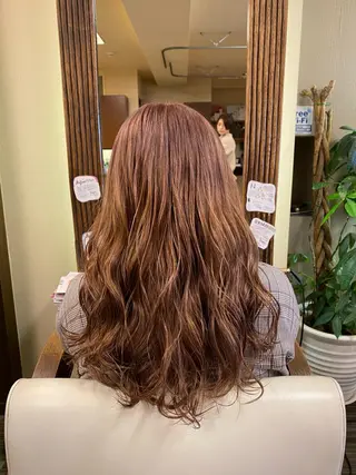 ロング カラー ヘアアレンジ 加藤 瑠美のヘアスタイル