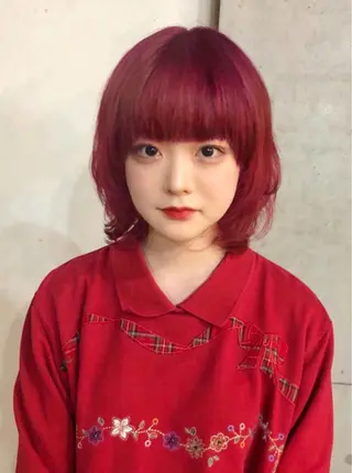 カラー WEG所属・韓国レイヤー/艶髪 WATSUKIのヘアスタイル