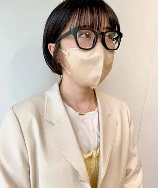 ショート カラー パーマ ヘアアレンジ メンズ キッズ ネイル マツエク・マツパ アイブロウ パーマスタイル🔅 sayacaのヘアスタイル