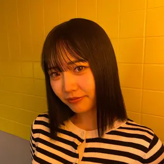 ミディアム カラー ヘアアレンジ marino マリノのヘアスタイル