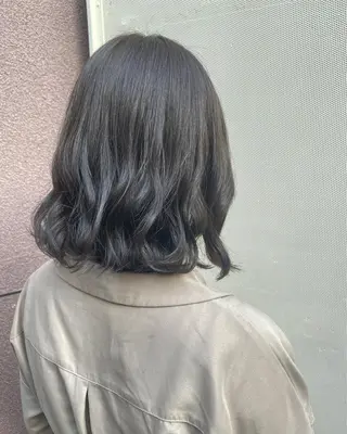 ミディアム カラー 縮毛矯正⭐️ TAKAHIROのヘアスタイル