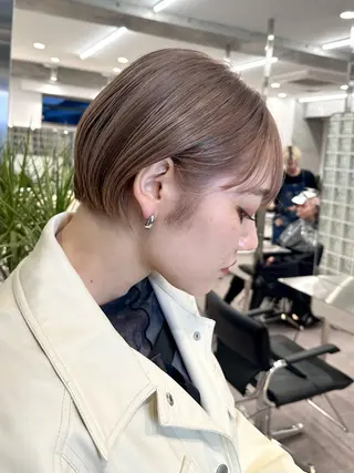 ショート Cinq所属・ハイライト🌟/ ボブ/豊田のヘアスタイル