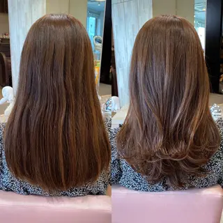 ロング On所属・顔まわりカット🌟 くびれヘア/寺門遥輝のヘアスタイル