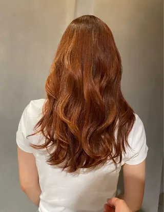カラー ブリーチなしカラー 透明感／ボブ　ユミのヘアスタイル