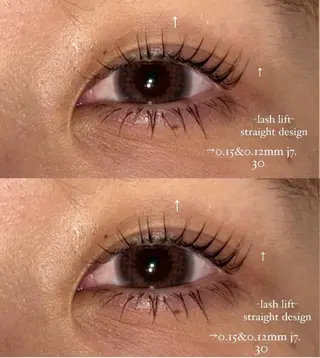 マツエク・マツパ NORA senaのマツエク・マツパデザイン