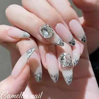 ネイル Camellia デザイン長さだしのネイルデザイン