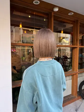 カラー Revie  hair所属・Hiyori/透明感 矢場町/栄のヘアスタイル