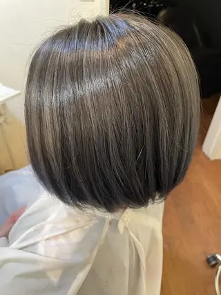 ミディアム カラー 大嶋 宏隆のヘアスタイル