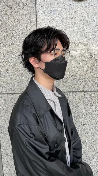 ショート パーマ メンズ メンズパーマのプロ 川野翔太のヘアスタイル