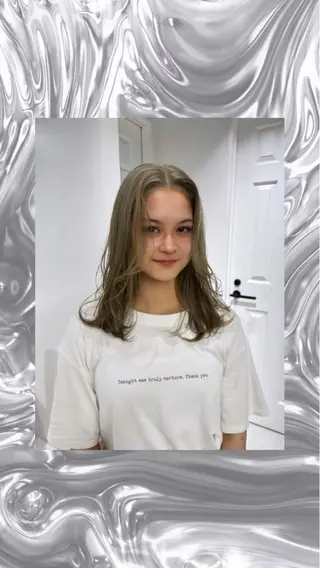 セミロング 🩵yuribou ／カラー／ボブ🩵のヘアスタイル