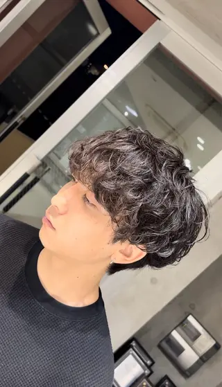 パーマ メンズ fifth 柏崎功真のヘアスタイル