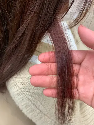 カラー 田中 陵のヘアスタイル