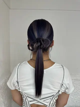 ロング ヘアアレンジ 🦠カラーリスト/ 魚瀬あおい🦠のヘアスタイル