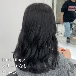 セミロング カラー NAMI🤎ブラウン &ミルクティー🤍のヘアスタイル