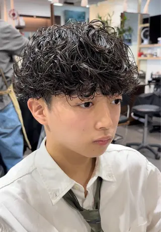 パーマ メンズ 年間2000名担当◎ パーマ職人/仲原佑樹のヘアスタイル