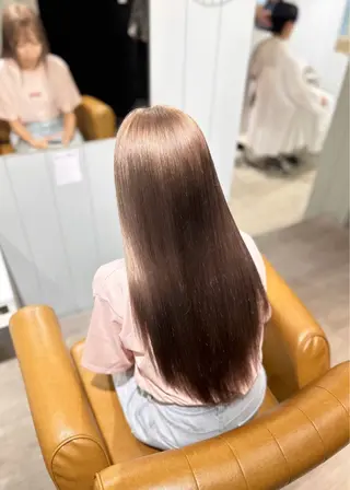 ロング カラー 髪質改善/韓国ヘア /natsuki🧸のヘアスタイル