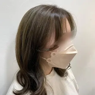 セミロング カラー 🌼杉田 胡桃🌼のヘアスタイル