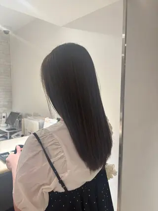 セミロング 🫧Miyu パーマ 縮毛🫧のヘアスタイル