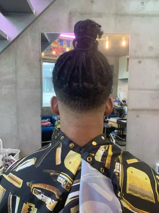 ショート メンズ HARURU🪮✨ ブレイズ海外ヘアのヘアスタイル