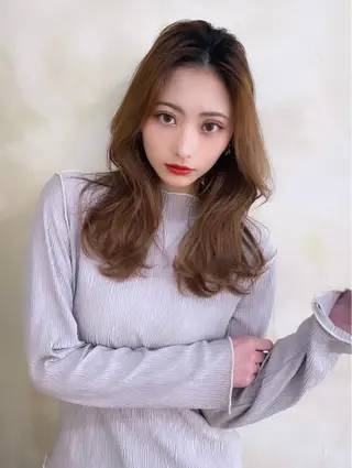 セミロング 渋谷/メンズパーマ/ ミディアム/田代昂平のヘアスタイル