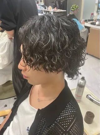 パーマ メンズ ❄️メンズカット 落合諒❄️のヘアスタイル