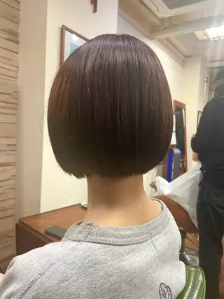 ショート 似合わせミニボブ マッシュ/渋谷/宍戸のヘアスタイル