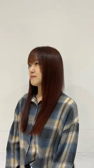 ロング カラー ナカハラ フウカのヘアスタイル